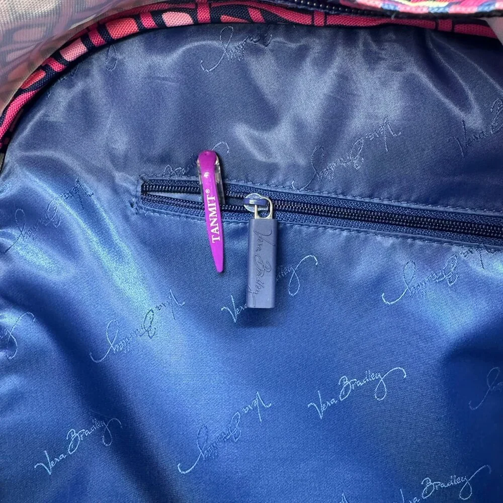 Vera Bradley Katalina Pink Diamond Grande Backpack - Picture 11 of 16